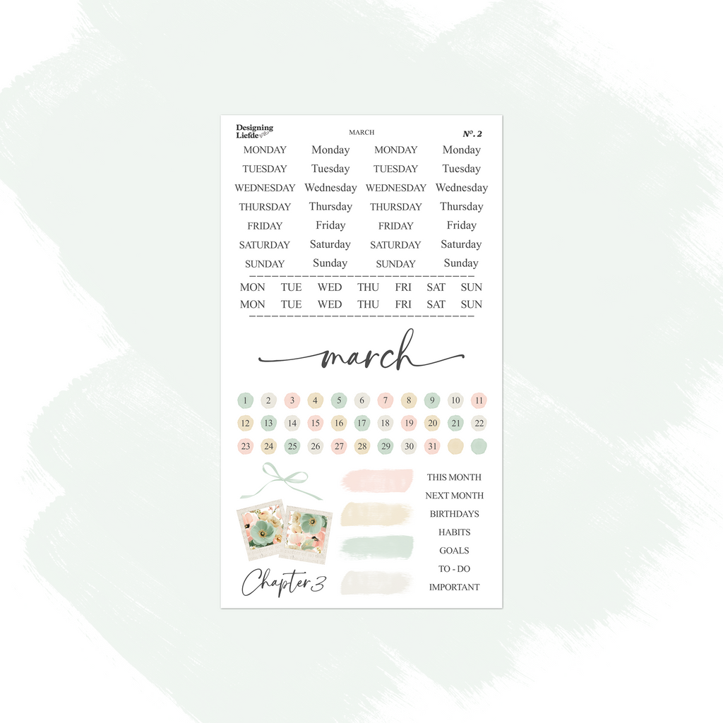 March Monthly Decorative Collection