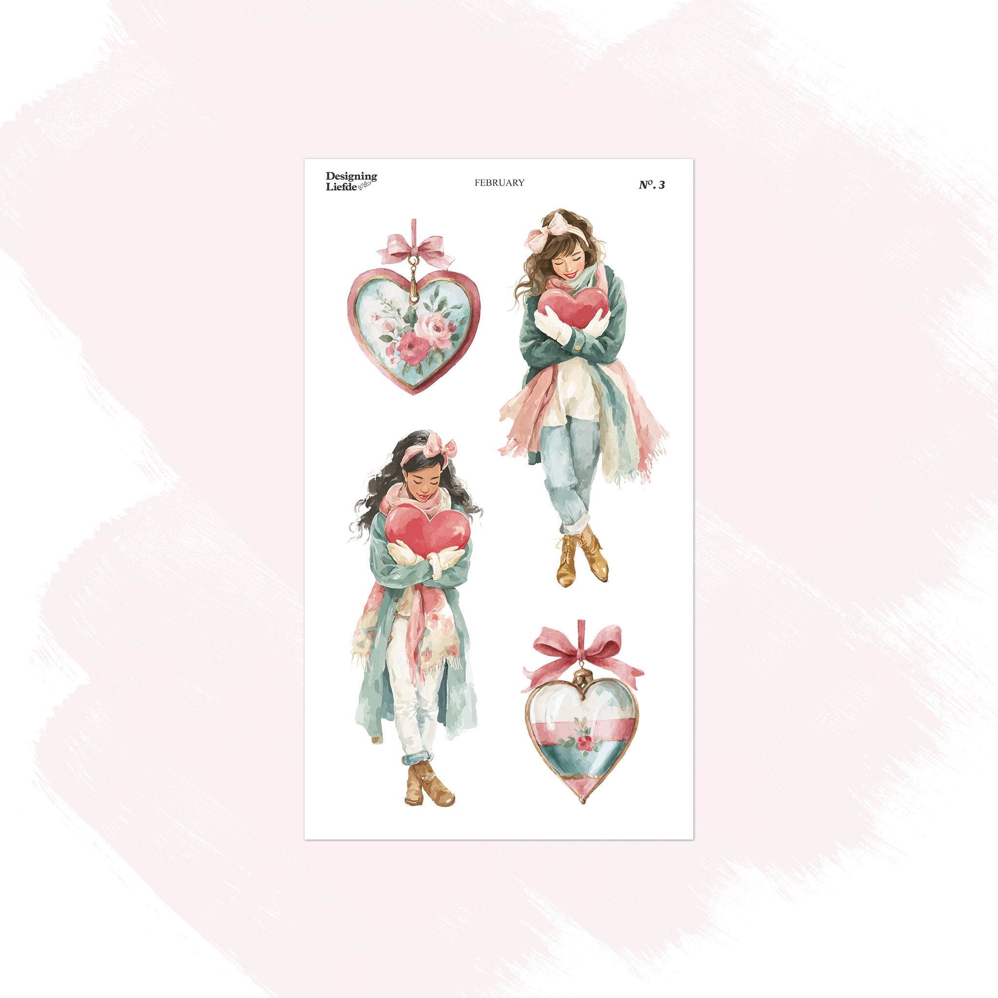 February Monthly Decorative Collection