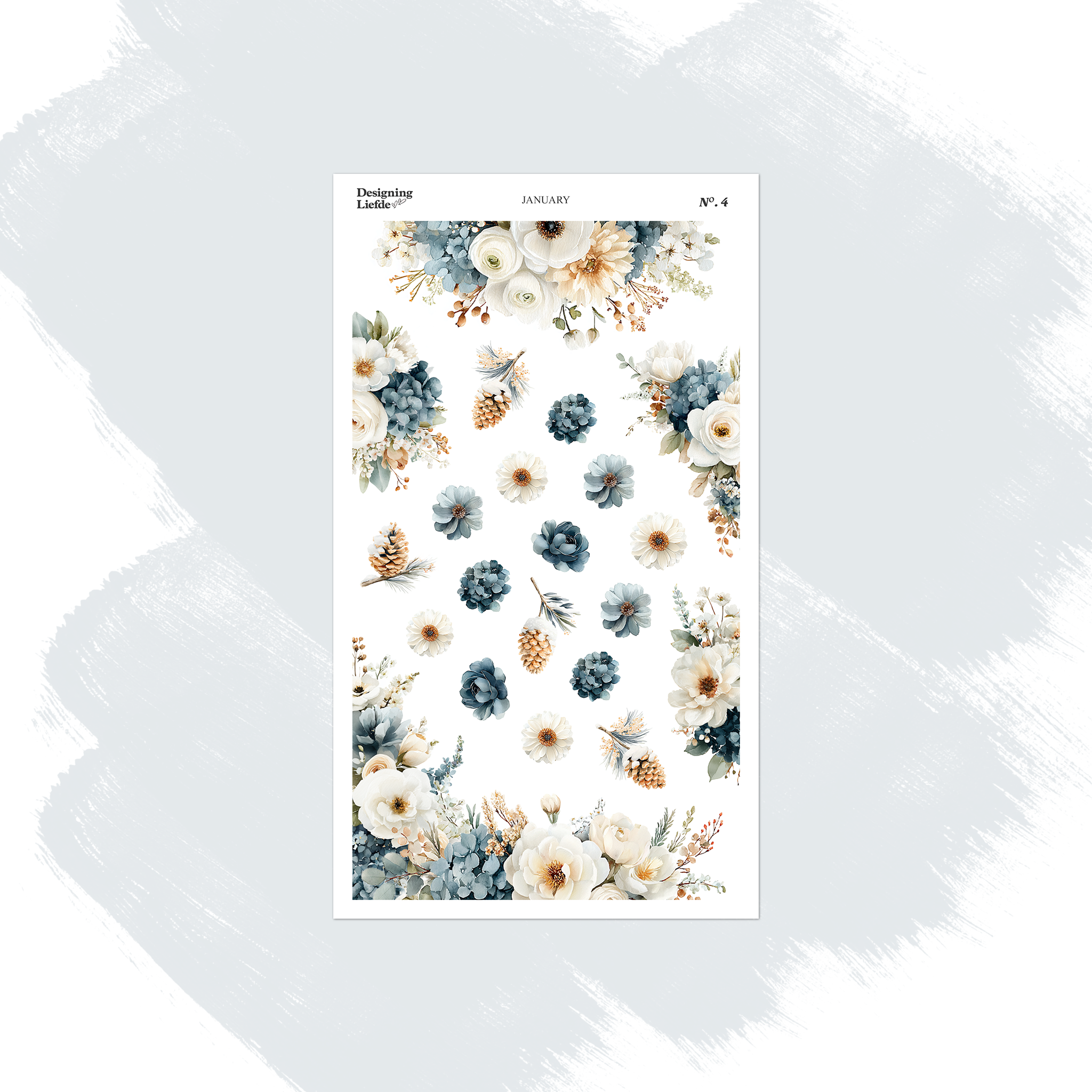 January Monthly Decorative Collection