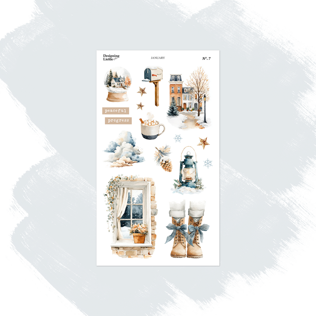 January Monthly Decorative Collection