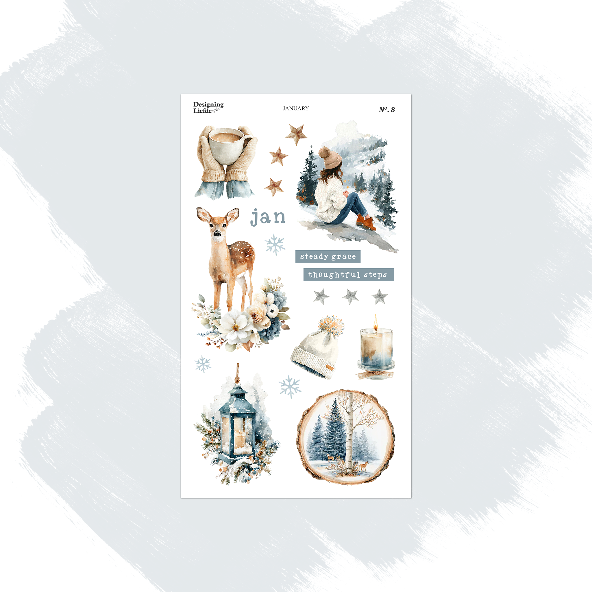 January Monthly Decorative Collection