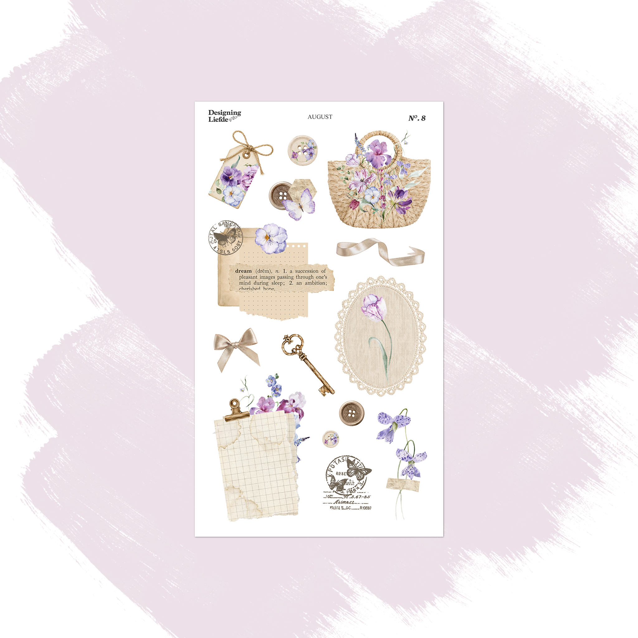 August Monthly Decorative Collection