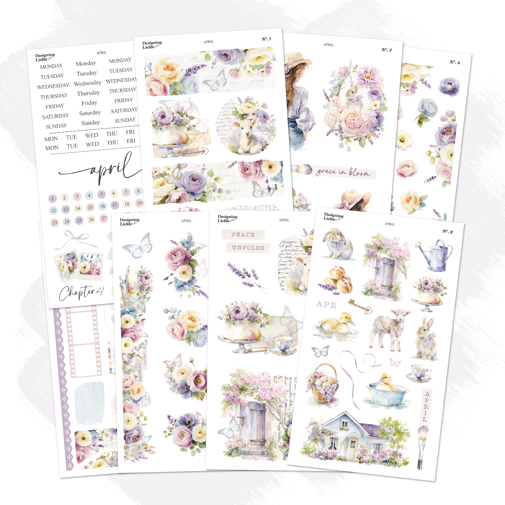 April Monthly Decorative Collection