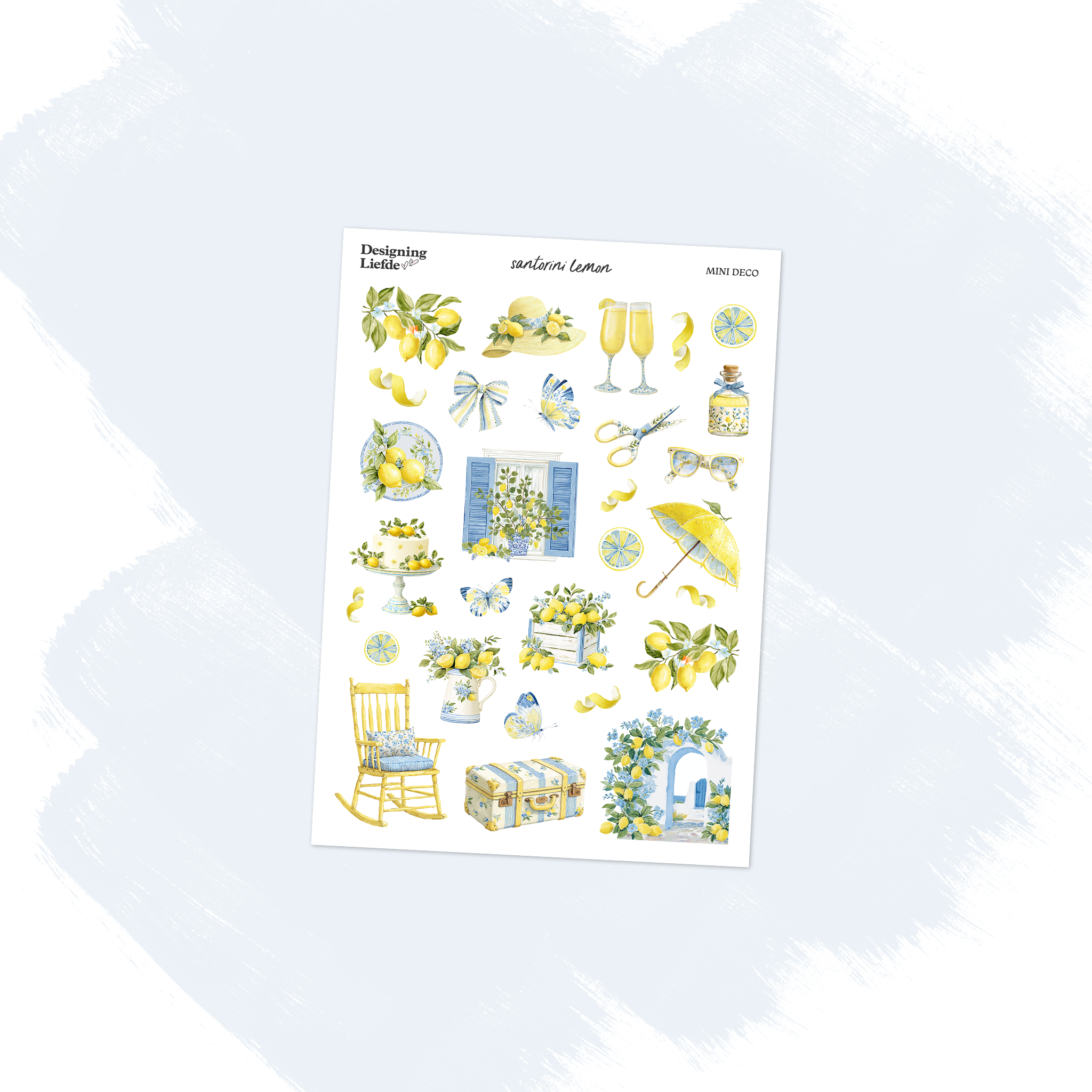 Santorini Lemon | Deco Stickers