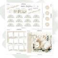 Petit Lapin | Hobonichi Cousin Year at a glance sticker kit